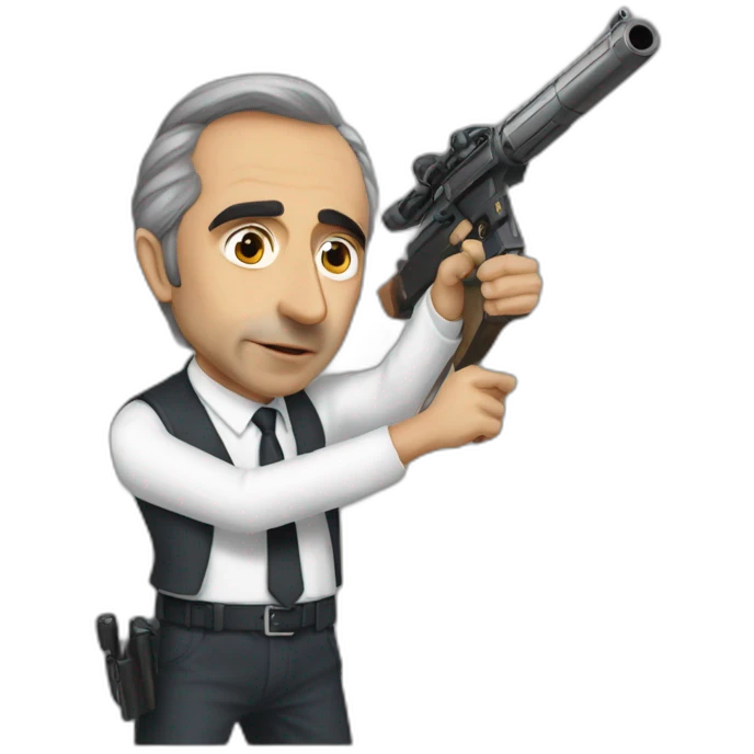 eric zemmour shooting nobody emoji