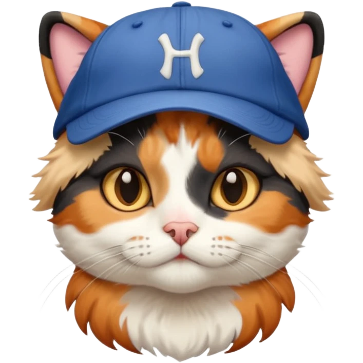 Gato de boné emoji