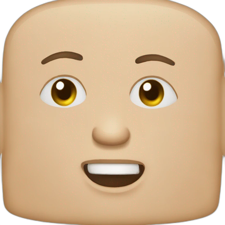 Bald man maoïst loving pancake emoji