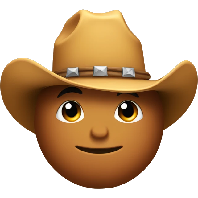 Nugget with a cowboy hat emoji