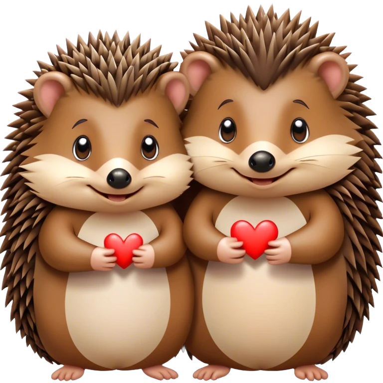 hedgehog say i love you tu other hedgehog emoji