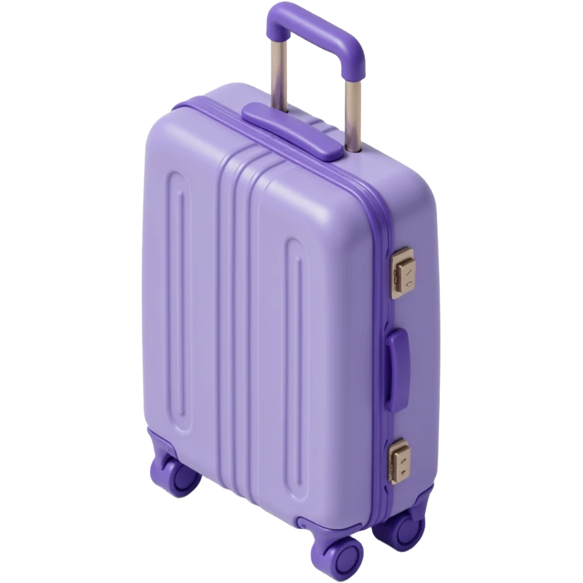 periwinkle luggage emoji