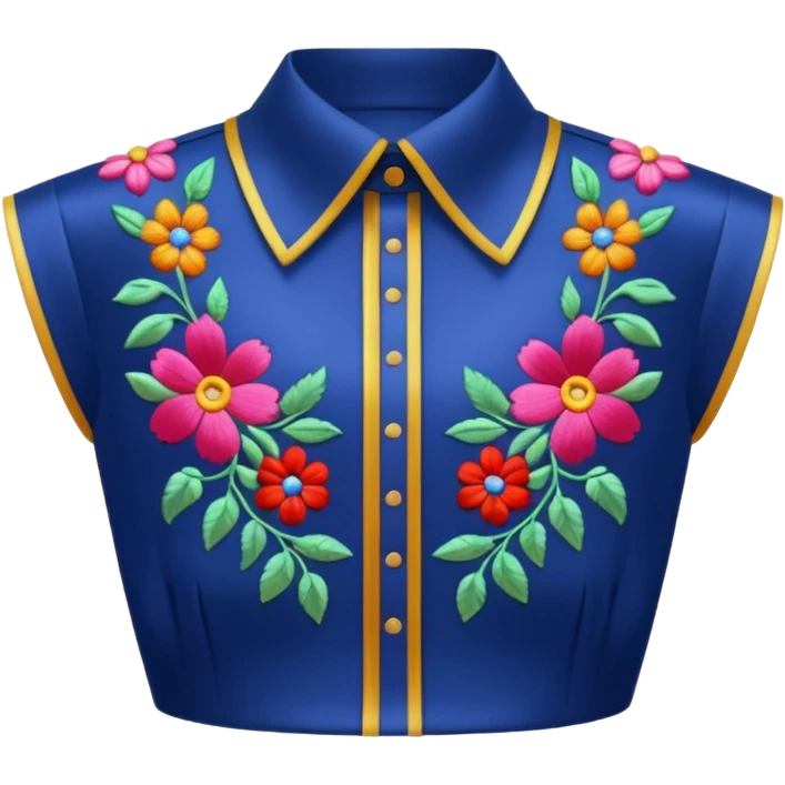 decorative color shirt collar emoji