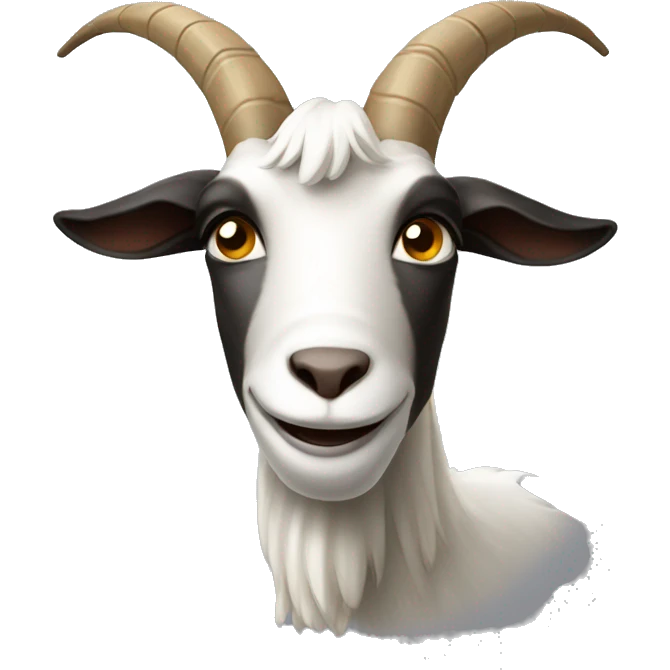 a cryng goat emoji