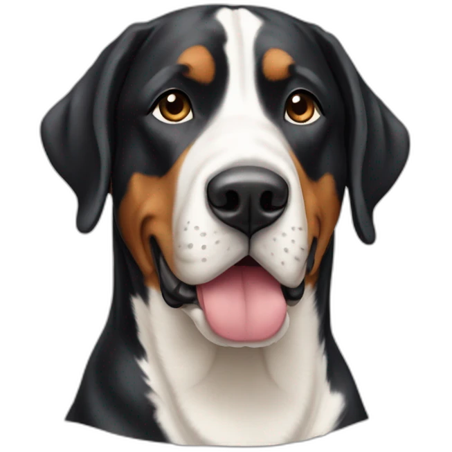 greater swiss mountain dog emoji