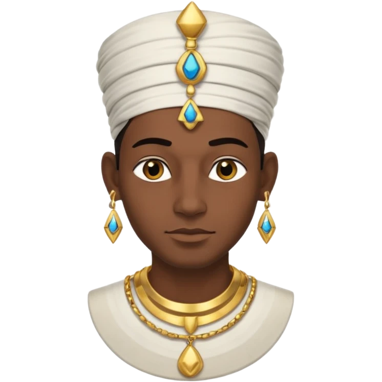 farao in egypt man earring emoji