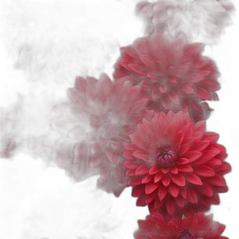 Red dahlia emoji