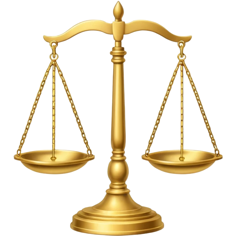 Scales of Justice emoji