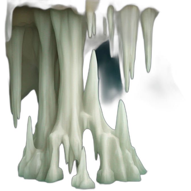 stalactites pierre grotte emoji