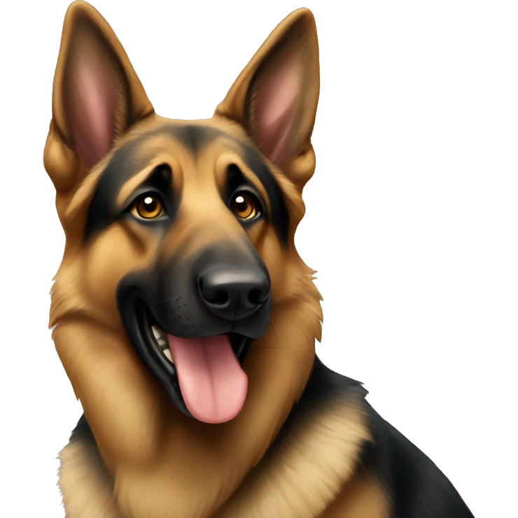 German shepherd emoji
