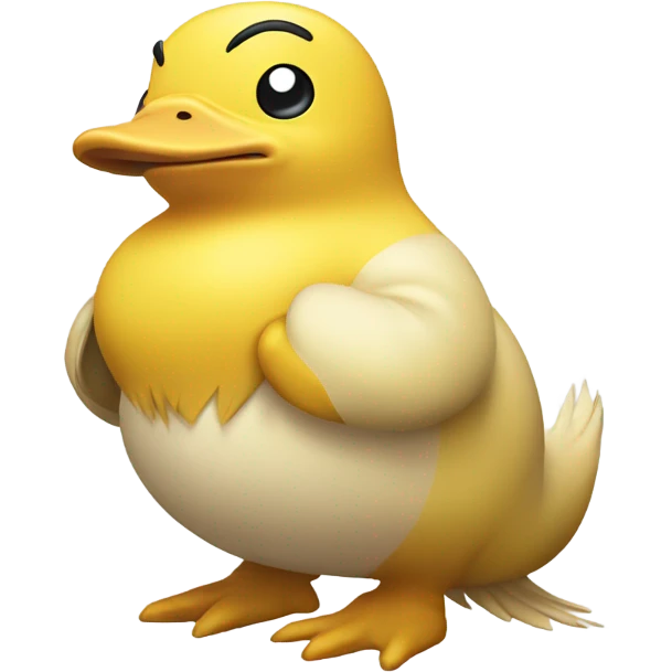 Psyduck pokemon  emoji