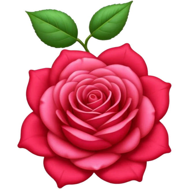 Un moño rojo y con rosa emoji