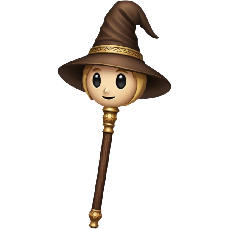 black mage cane emoji