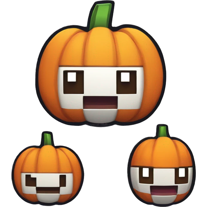 pokemon pumpkin minecraft badge medal future cute emoji
