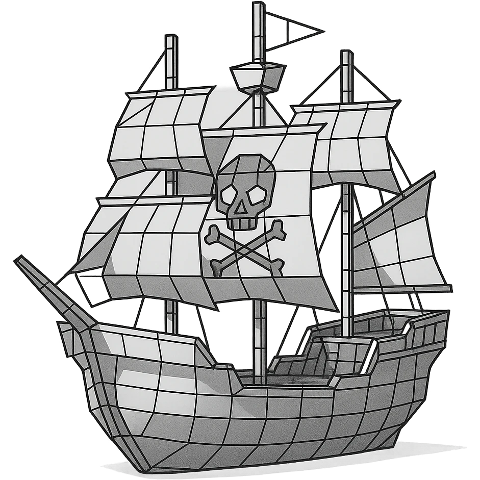 pirate ship emoji