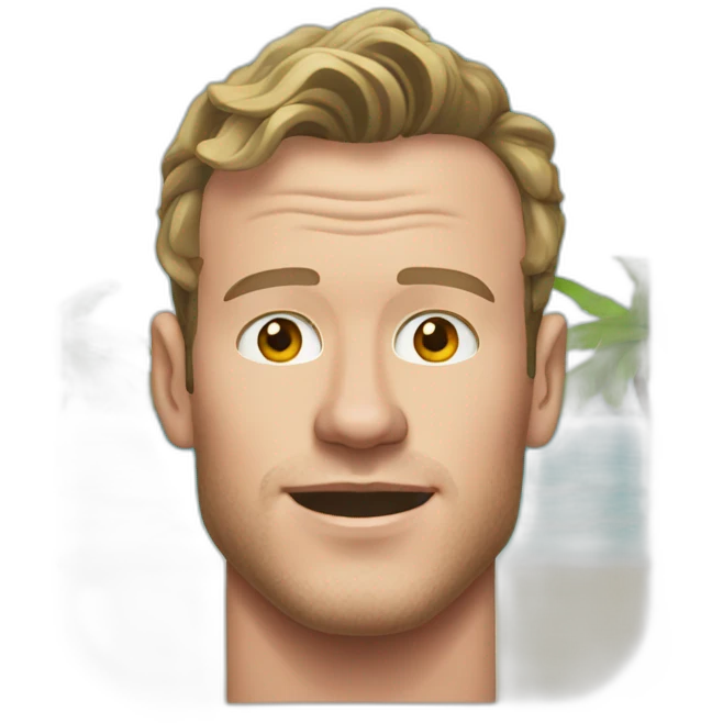 Jonathan Toews as beach bum emoji