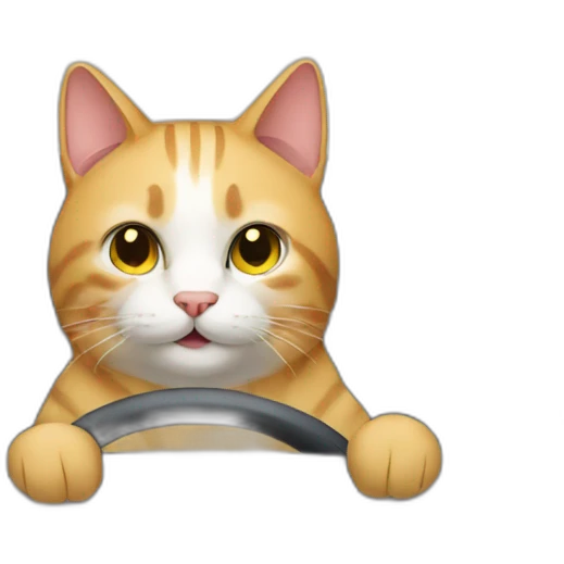 cat in car emoji
