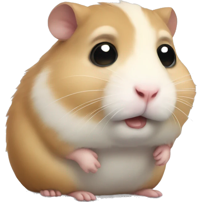 Sad hamster emoji