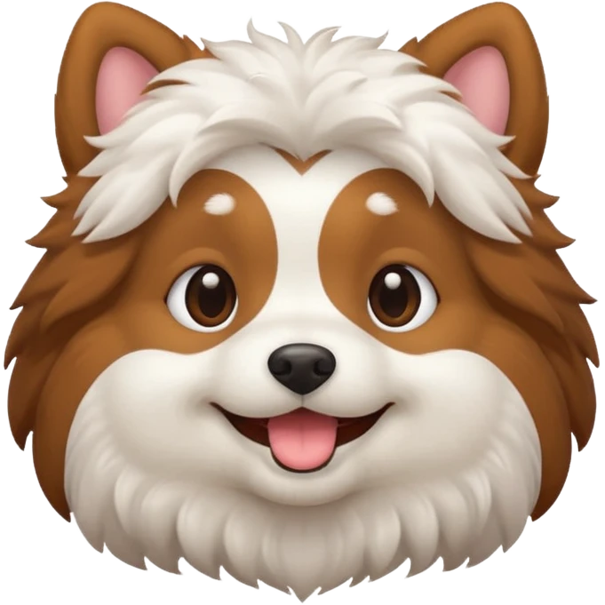 A cute dog emoji