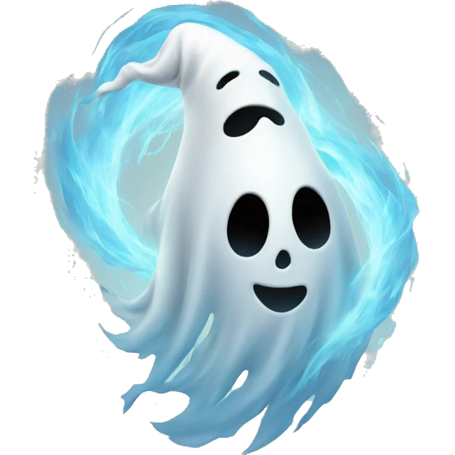 ghost holds vortex  emoji