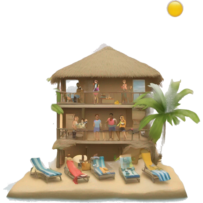 vacation with staff emoji
