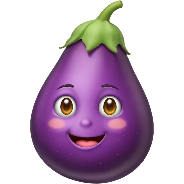 Eggplant farting emoji