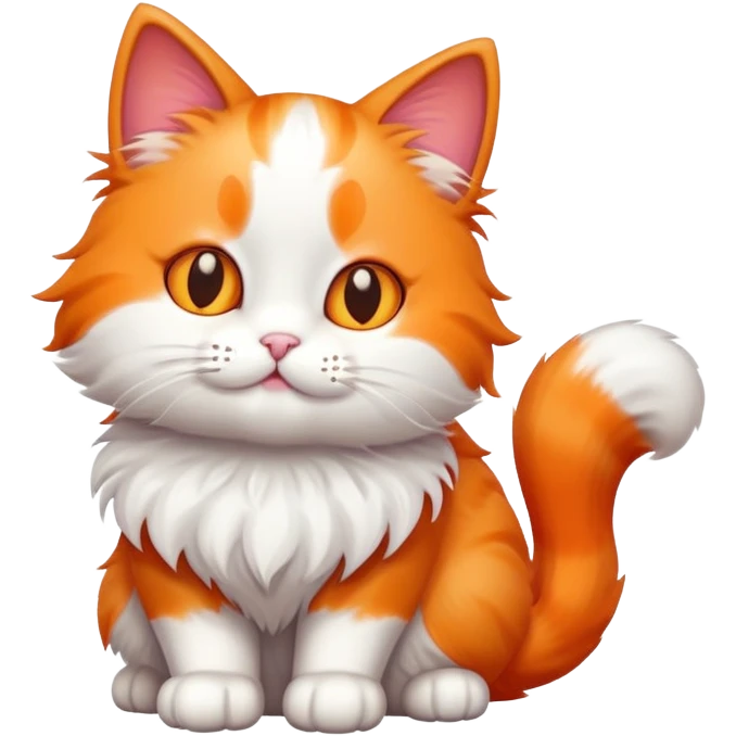 fake cartoon cat emoji