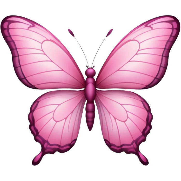 pink butterfly emoji