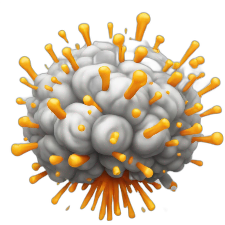 cerveau explosion emoji