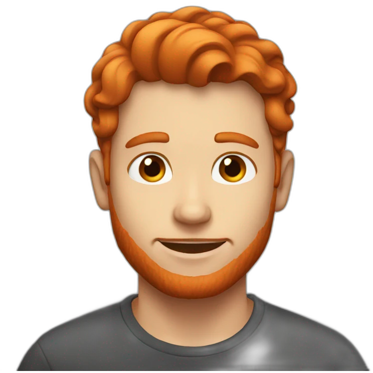 Redhead guy emoji
