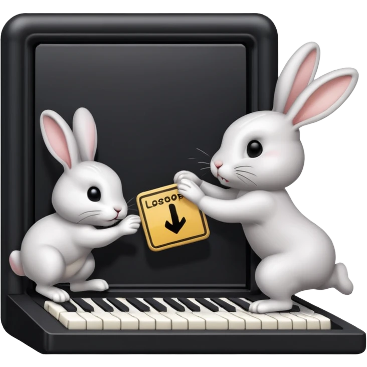 I want the alliance leader to kick me out of the alliance and close the door, so that they both look like rabbits.استیکرش با متن کیبورد باشه emoji