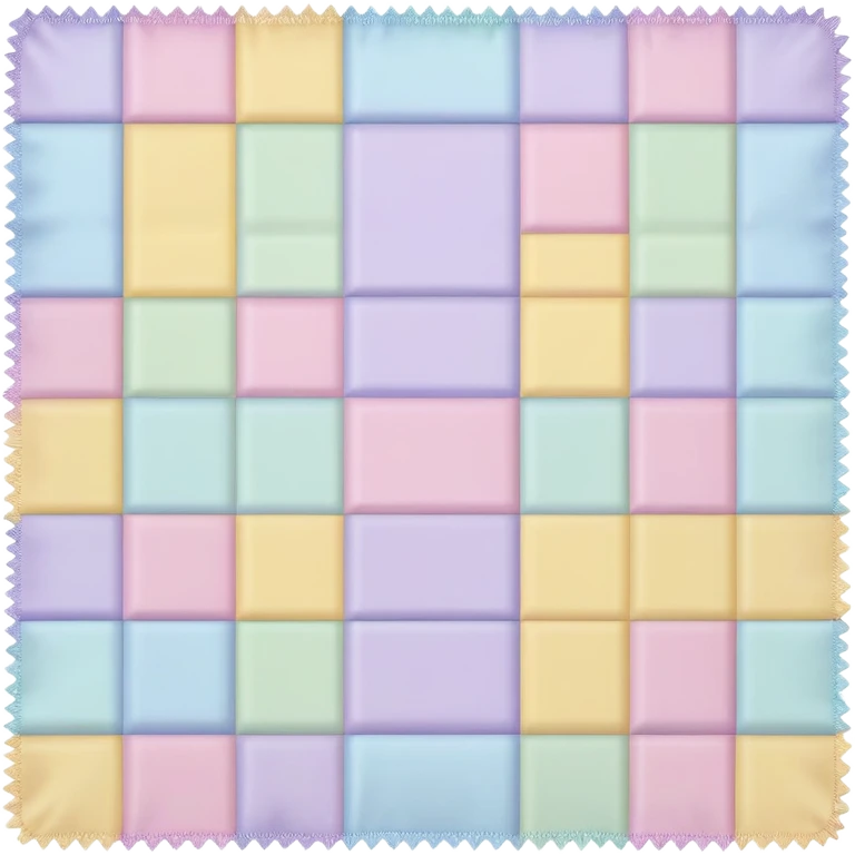 Checkered pastel plaid squares thin blanket  emoji