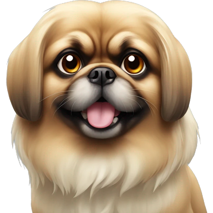 pekingese dog  emoji