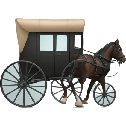 amish buggy emoji