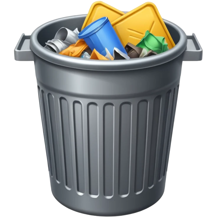 Trash can emoji