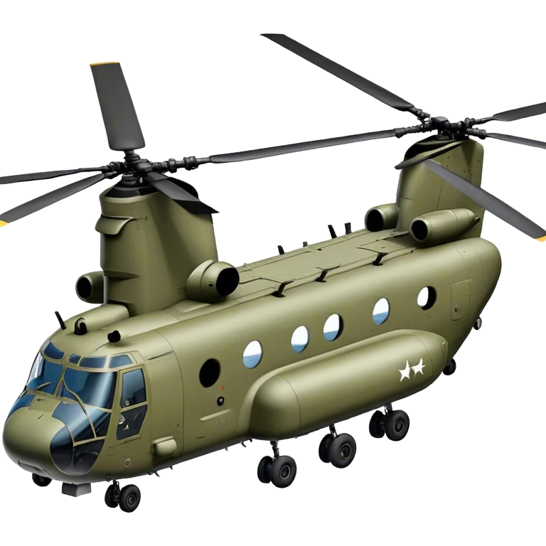 CH-47 Chinook Helicopter - boeing emoji
