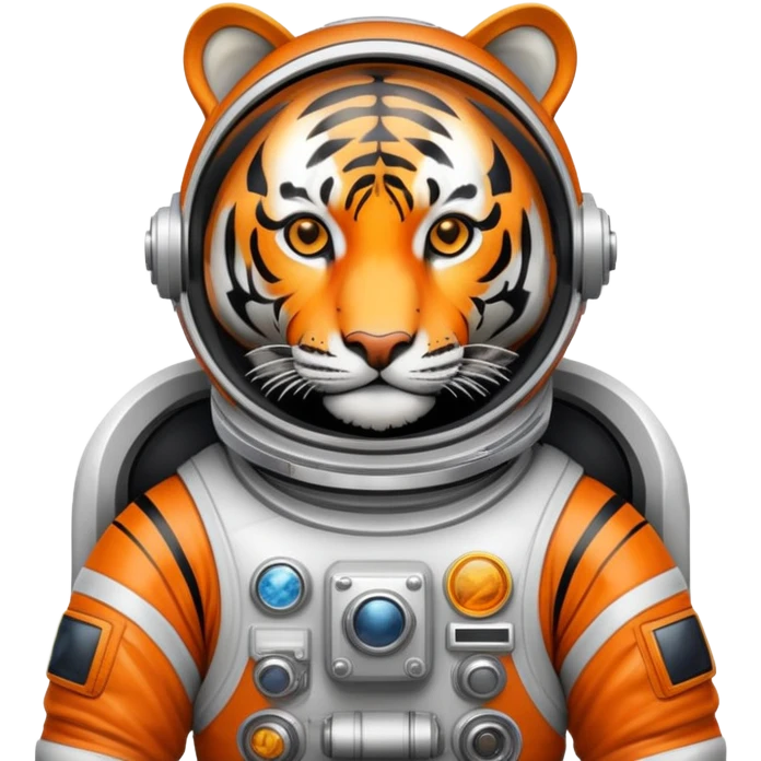tiger in space suit emoji