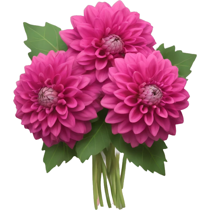 Dahlia bouquet emoji