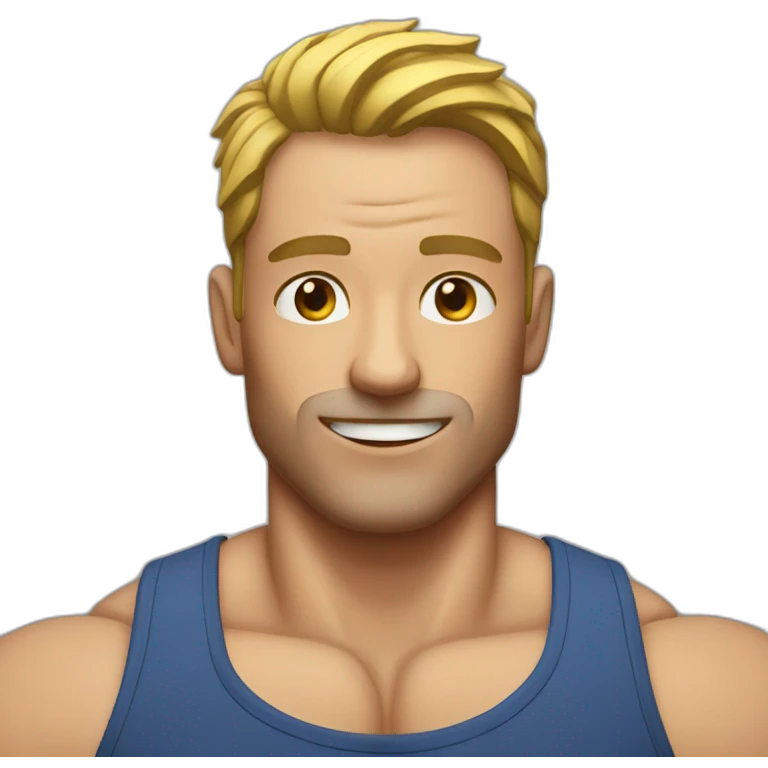 Gym man emoji