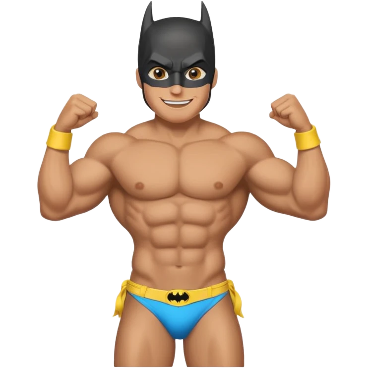 Batman in a bikini  emoji