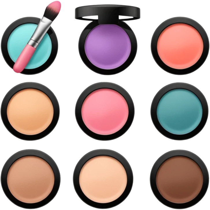 Produtos de maquiagem emoji