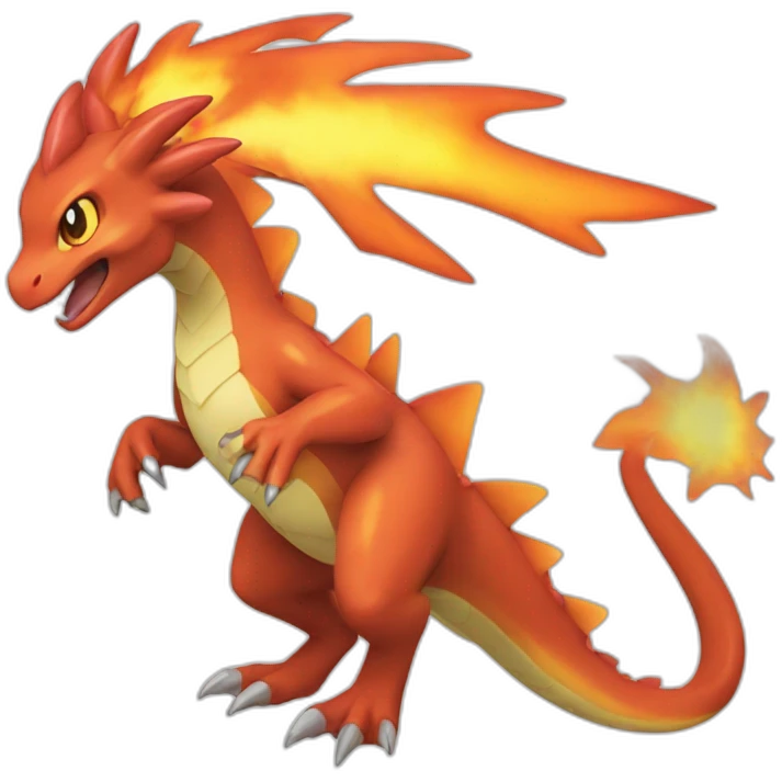 Dracaufeu pokémon emoji