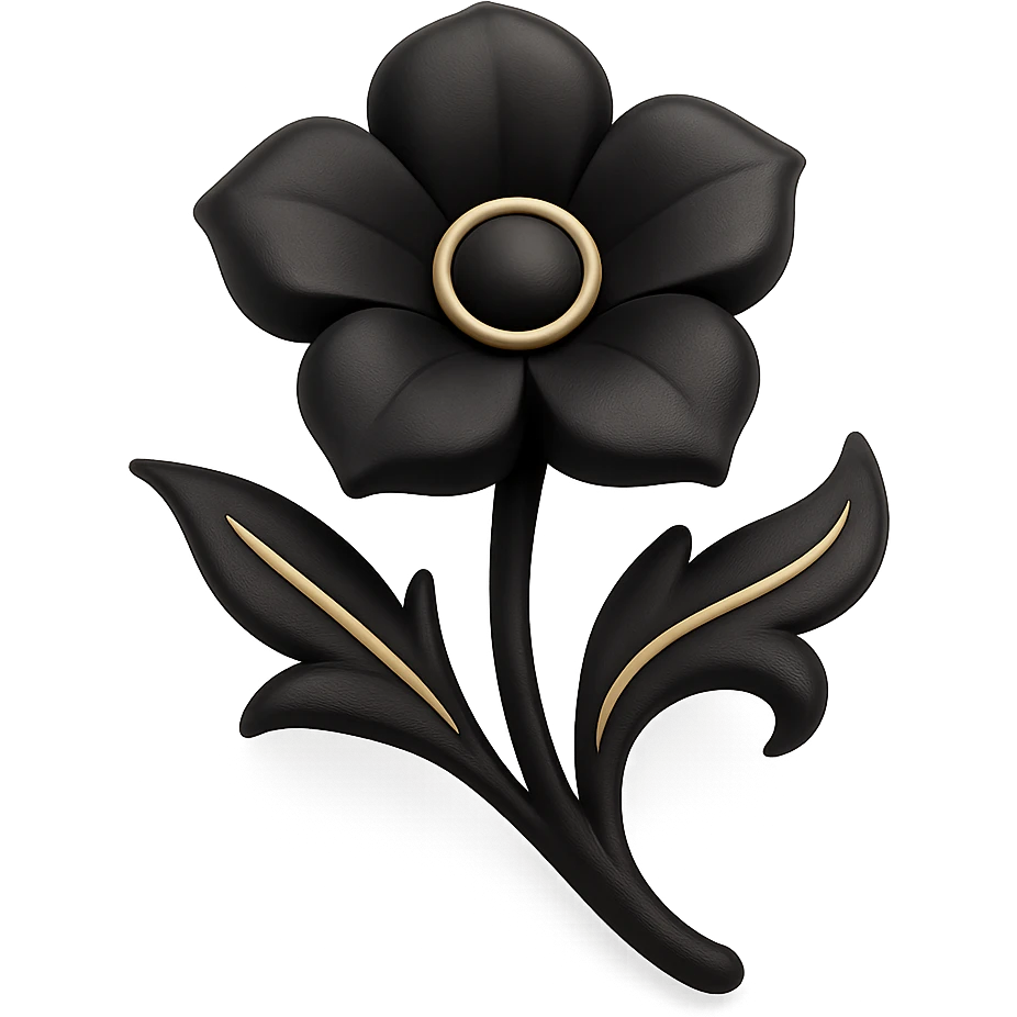 gothic flower emoji