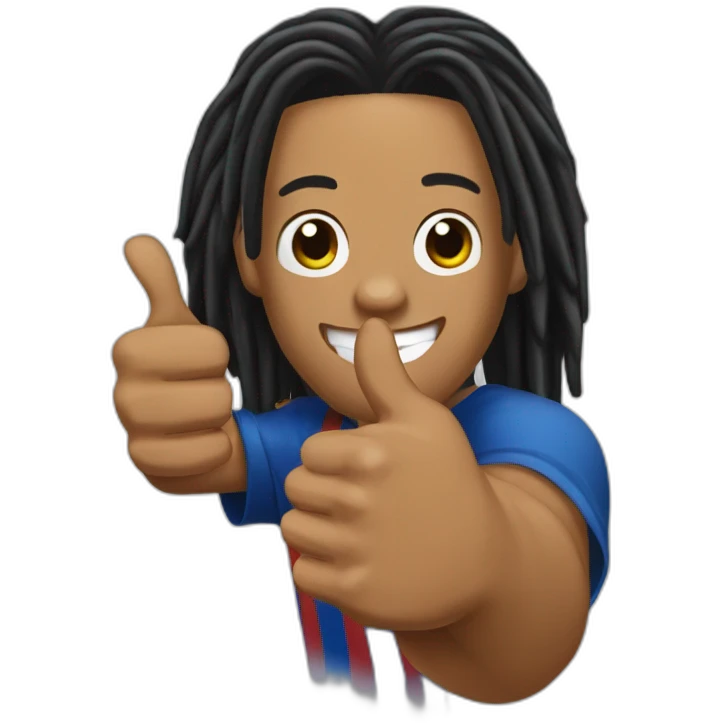 Ronaldinho thumbs up emoji