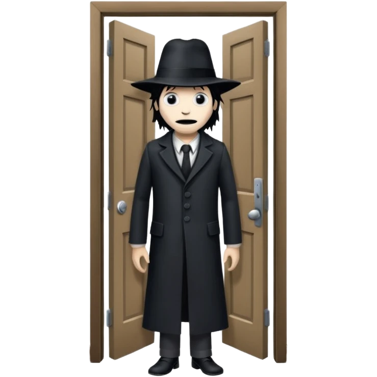 Babadook standing in the door emoji