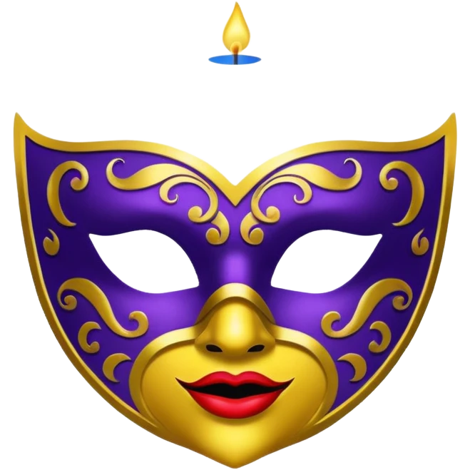 birthday mask emoji