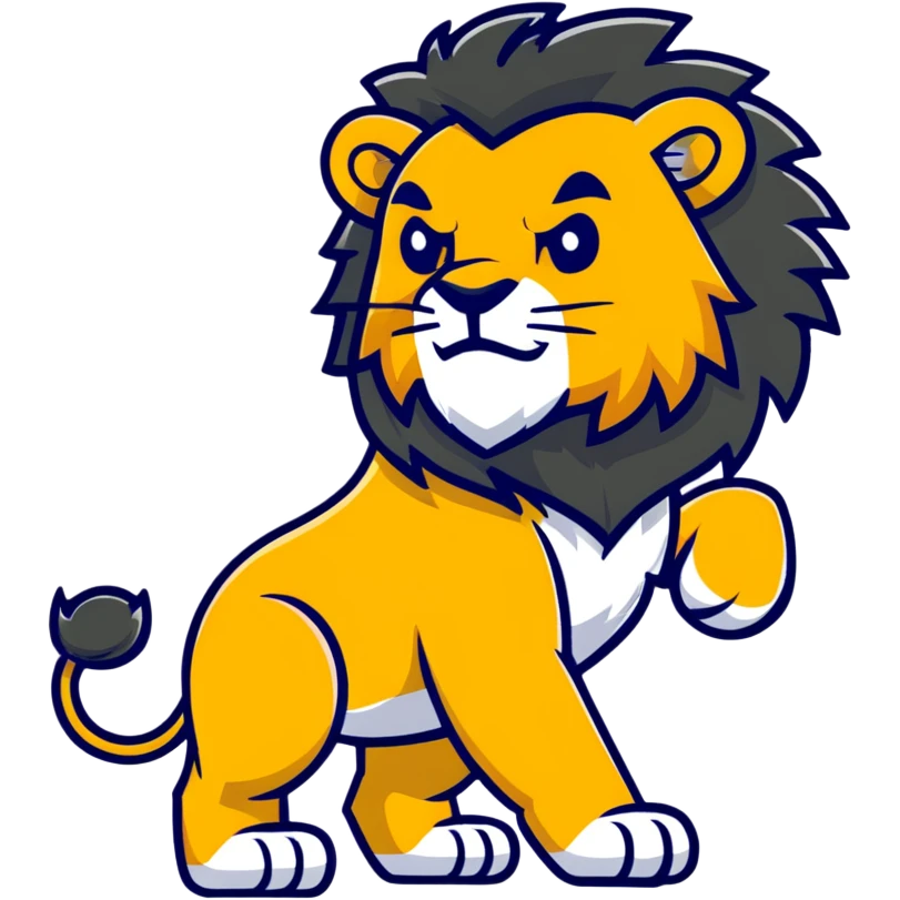 muscular lion emoji
