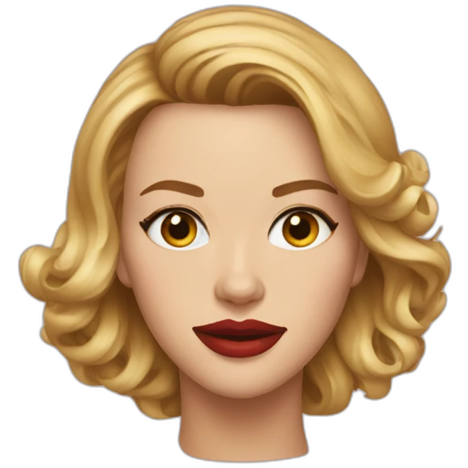 Scarlett johanson emoji