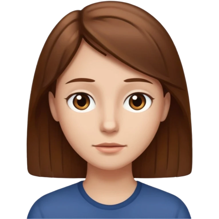 brown hair tall skin color wight emoji