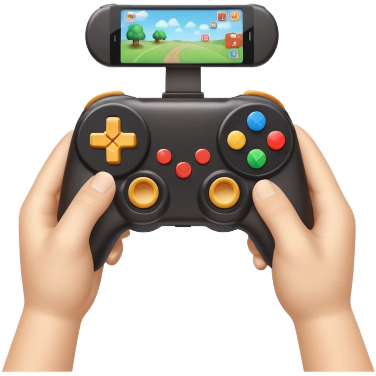 kids gamertap hand  icons 3d  emoji